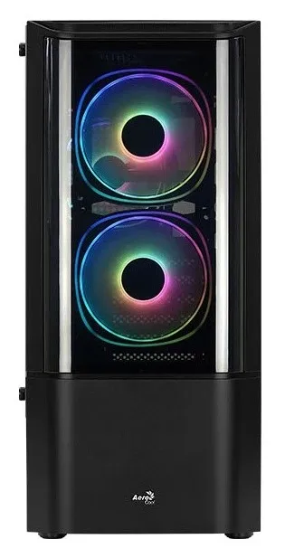 Корпус Aerocool 4710562758511, MidiTower, ATX, черный, с окном