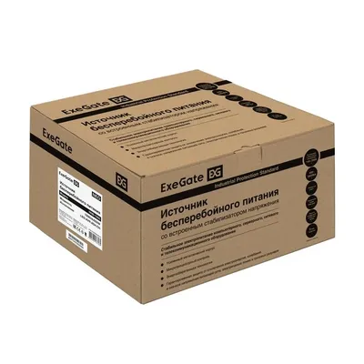 ИБП Exegate EX293855RUS, NEO NNB-1000, 1000ВА/650Вт, Line-Interactive, 8×Schuko