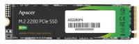 Твердотельный накопитель SSD Apacer AS2280P4U 256Gb M.2 2280 AP256GAS2280P4U-1 PCIe Gen3x4 With NVMe, 3500/1200, IOPS 210/315, MTBF 1.8M, 3D NAND, 170TBW (919304)