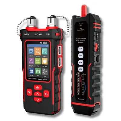 Кабельный тестер Noyafa NF-859GT, PoE, VFL, OPM, RJ11/RJ45