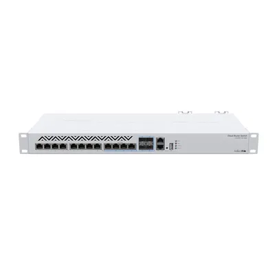 Коммутатор MikroTik CRS312-4C+8XG-RM, 8×10GbE RJ45, 4 комбо SFP+, 1U