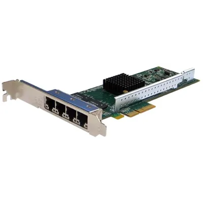 Сетевой адаптер Silicom PE2G4I35L, 4×1GbE, PCI-Ex4, Intel i350