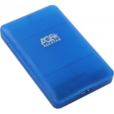 Внешний корпус AgeStar 3UBCP3 (BLUE), 2.5" SATA, USB 3.0, синий