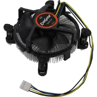 Кулер Exegate EX283278RUS, Al+Cu, S1150/1151/1155/1156, 95W, 90мм, 4-pin