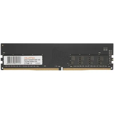 Модуль памяти DIMM DDR4 16GB <PC4-21300> QUMO <QUM4U-16G2666N19> CL19