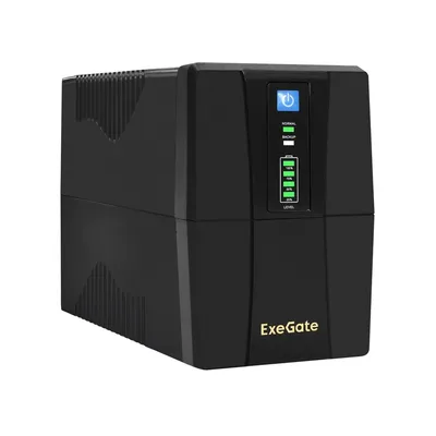 ИБП Exegate EP285474RUS, 850ВА/480Вт, AVR, LED, USB, RJ45