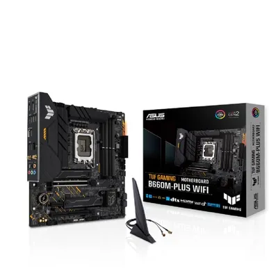 Материнская плата ASUS TUF GAMING B660M-PLUS WIFI, LGA1700, Intel B660, DDR5, mATX