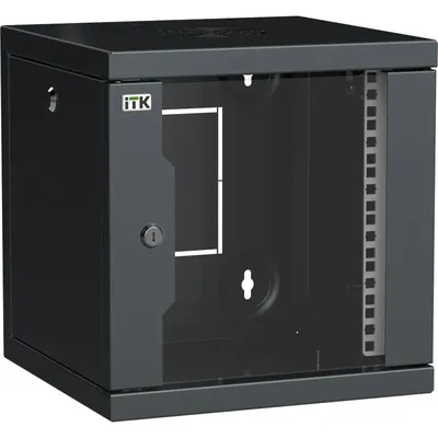 Шкаф ITK LWS5-09U33-GF, 10", 9U, настенный, стекло