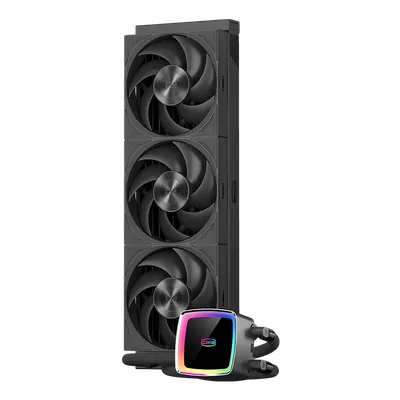 Система охлаждения PCCooler DE360 MAX BK, 360 мм, 3×120 мм, ARGB