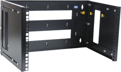 Кронштейн настенный ЦМО КНО-М-3U-9005, 3U, 19", чёрный