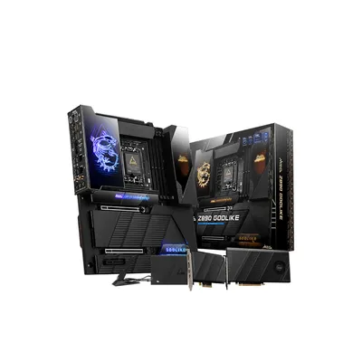 Материнская плата MSI MEG Z890 GODLIKE, LGA1851, Intel Z890, 4xDDR5, 2xThunderbolt 4, 10G LAN
