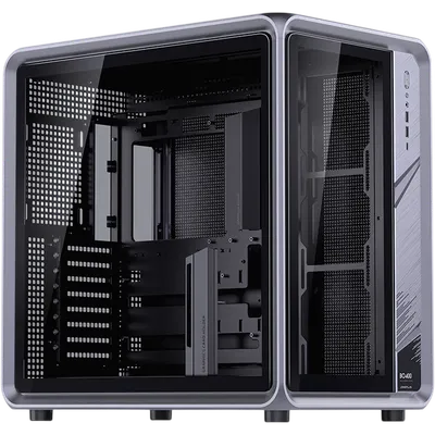 Корпус Jonsbo BO400, Midi-Tower, TG, ATX, Grey