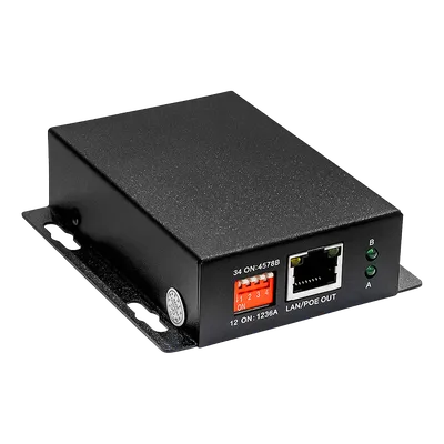 PoE удлинитель NST NS-EX-1FP/A, 1×RJ45, 30W, 400м