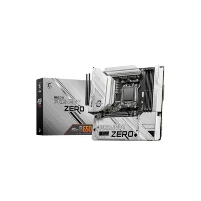 Материнская плата MSI B650M PROJECT ZERO B650, AM5, 4*DDR5, 1*PCIEx16, 1*PCIEx1, 2*M.2, 3*TypeC, 3*USB3.2Gen2, 4*USB3.2Gen1, 6*USB2.0, 4*SATA3.0, 2.5G, DP, HDMI, M-ATX, RTL