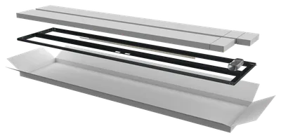 Дверь ITK LINEA N LN05-47U6X-D2P, перфорированная двустворчатая, 600мм, для шкафа 47U, черная