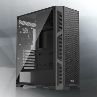 Корпус без блока питания/ Case Raijintek ARCADIA III, Midi-Tower, TG, 1x120mm, 1xUSB-A 3.0 + 2xUSB 2.0, ATX, mATX, mITX Black
