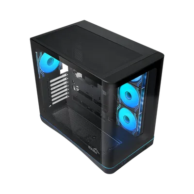 Корпус ПК SAMA V62S-BKADA4X1-GL, Midi-Tower, 4×120мм ARGB, ATX