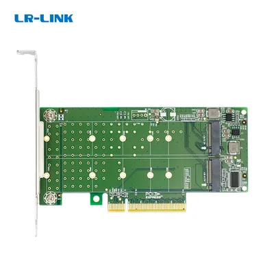 Адаптер LR-LINK LRNV95N8, PCIe 4.0 x8, 2×NVMe M.2