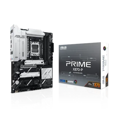 Материнская плата ASUS PRIME X870-P, AM5, DDR5, PCIe 5.0, 2.5Gb LAN