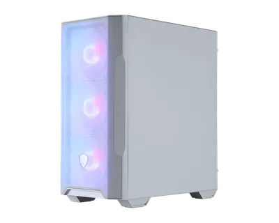 Корпус MSI MAG FORGE M100R WHITE 306-7G20W24-HH9, Mini-Tower, MATX, 4x120mm ARGB, белый