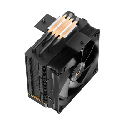 Кулер для процессора Ocypus Iota A40 BK, 120mm FAN, Display Panel, 4 HEAT PIPES, 4-PIN PWM, 500-2000 RPM, 29DBA, FDB, LGA115X/1200/1700/18XX, AM4/AM5
