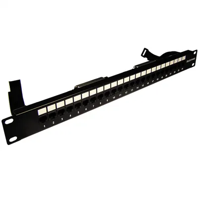 Патч-панель LANMASTER TWT-PP24TLC-1236, 19", 1U, 24×RJ-45, TELCO