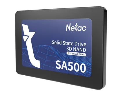SSD Netac NT01SA500-1T0-S3X, 2.5", 1024GB, SATA, 530/475MB/s