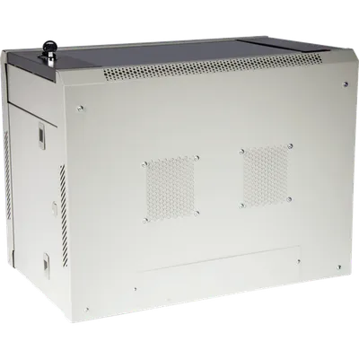Шкаф коммутационный Lanmaster (TWT-CBWPG-6U-6X4-GY) настенный 6U 600x400мм  пер.дв.стекл 60кг серый
