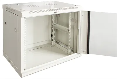 Шкаф коммутационный LANMASTER TWT-CBWPG-4U-6X4-GY, настенный, 4U, 600×450мм, стекл.дверь
